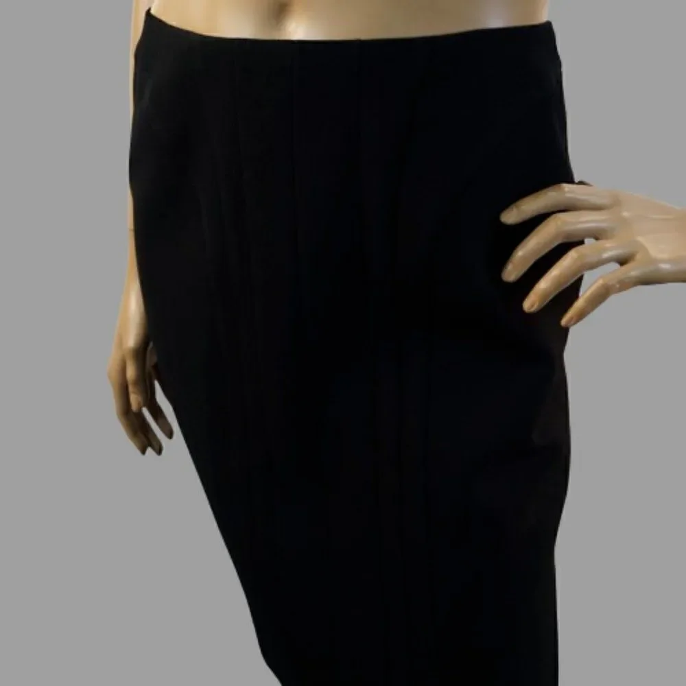BOSS by Hugo Boss VILADI Pencil Skirt Black Size 4 Decorative Seams Front
